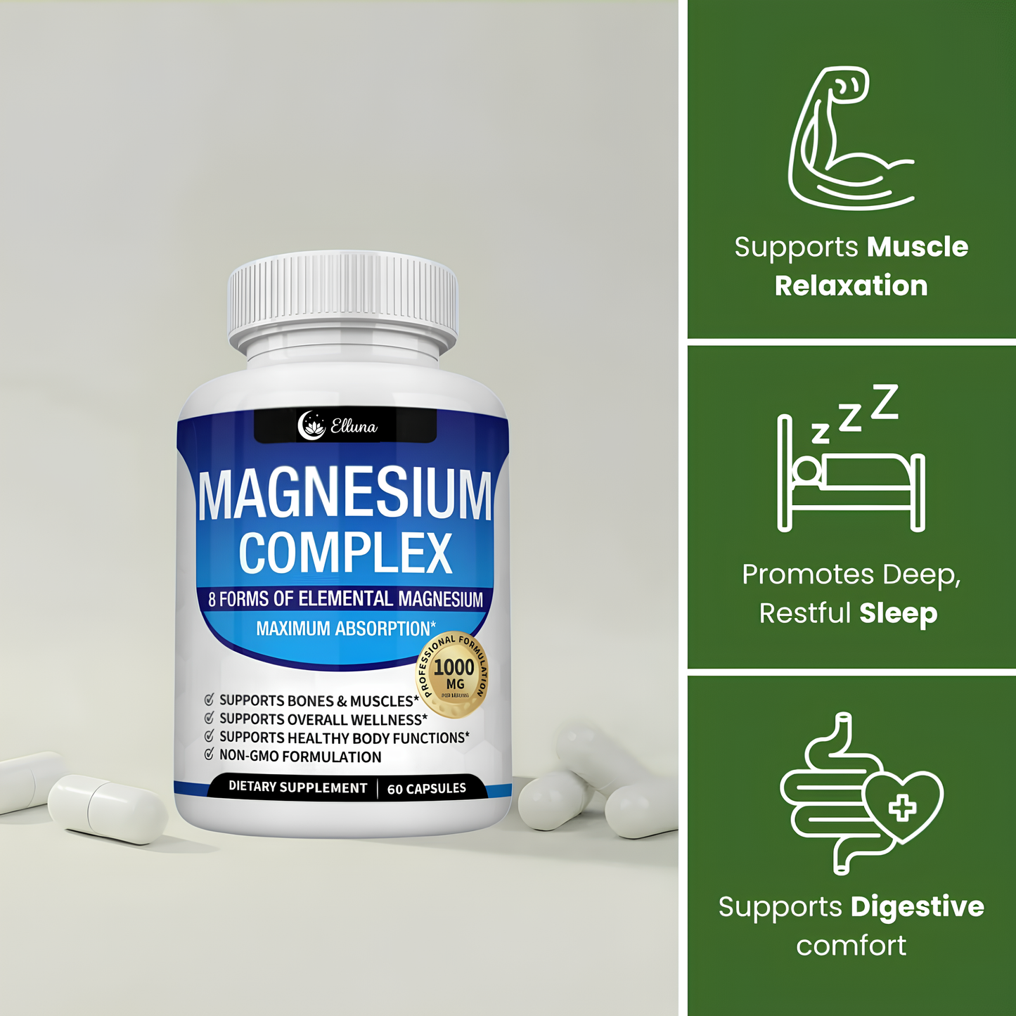 Magnesium Complex Capsules (1,000mg)