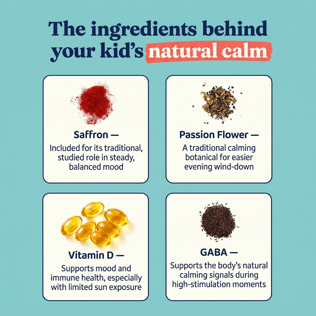 Saffron Calm & Focus Gummies