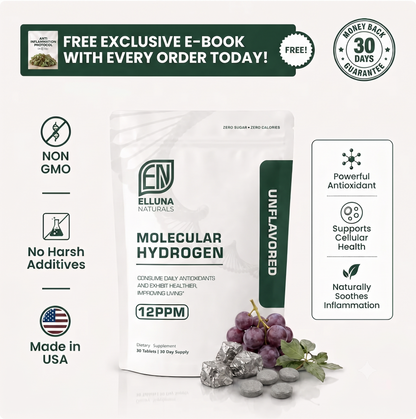 Molecular Hydrogen Tablets (12PPM Verified)