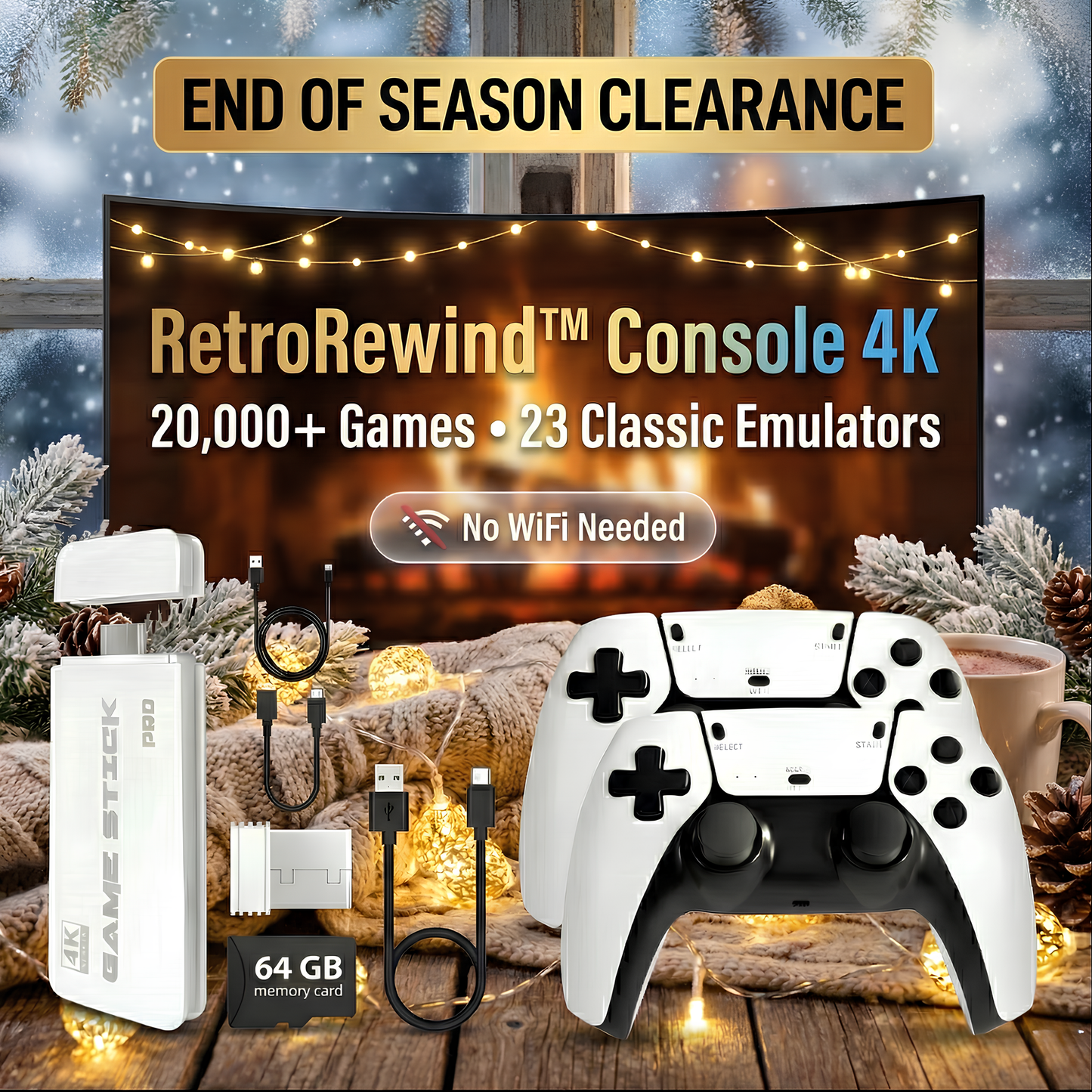RetroRewind™ Console 4K