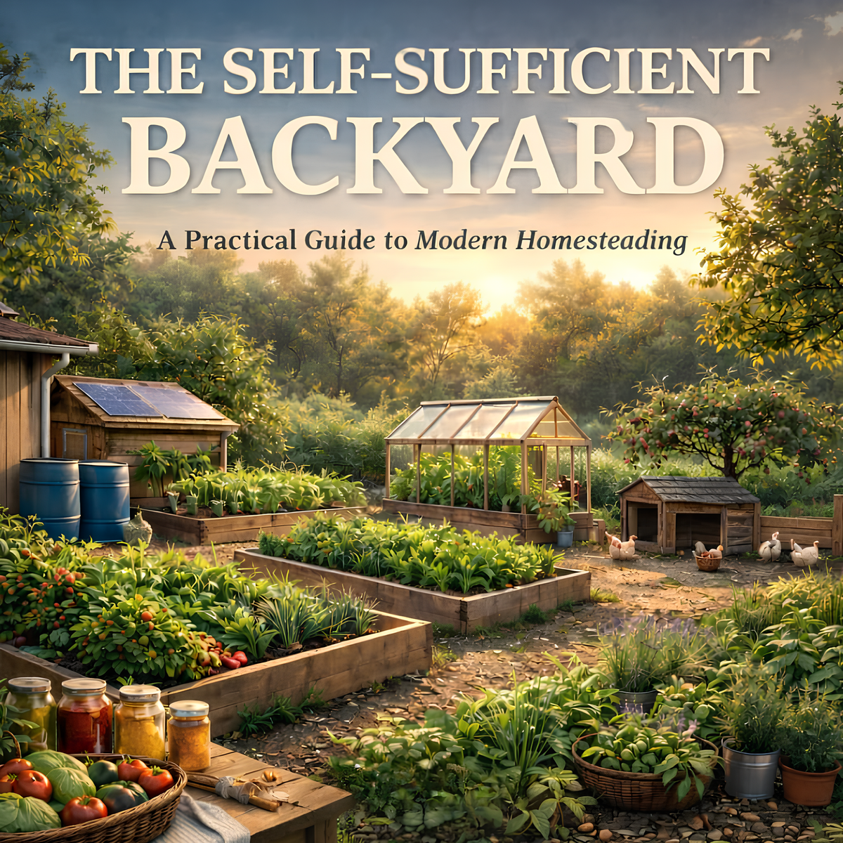 The Self-Sufficient Backyard by Ron and Johanna Melchiore