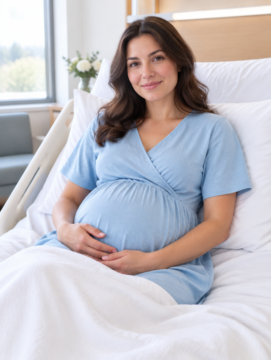 Elluna Pregnancy-to-Postpartum Gown
