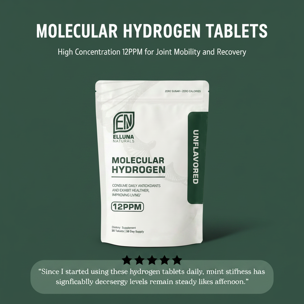 Molecular Hydrogen Tablets (12PPM Verified)