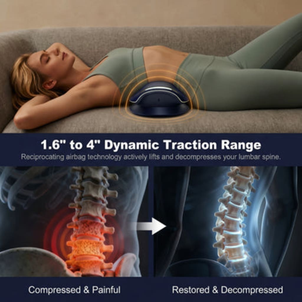 NeuroPulse Pro™ – Lumbar Pain Relief & Physiotherapy Device