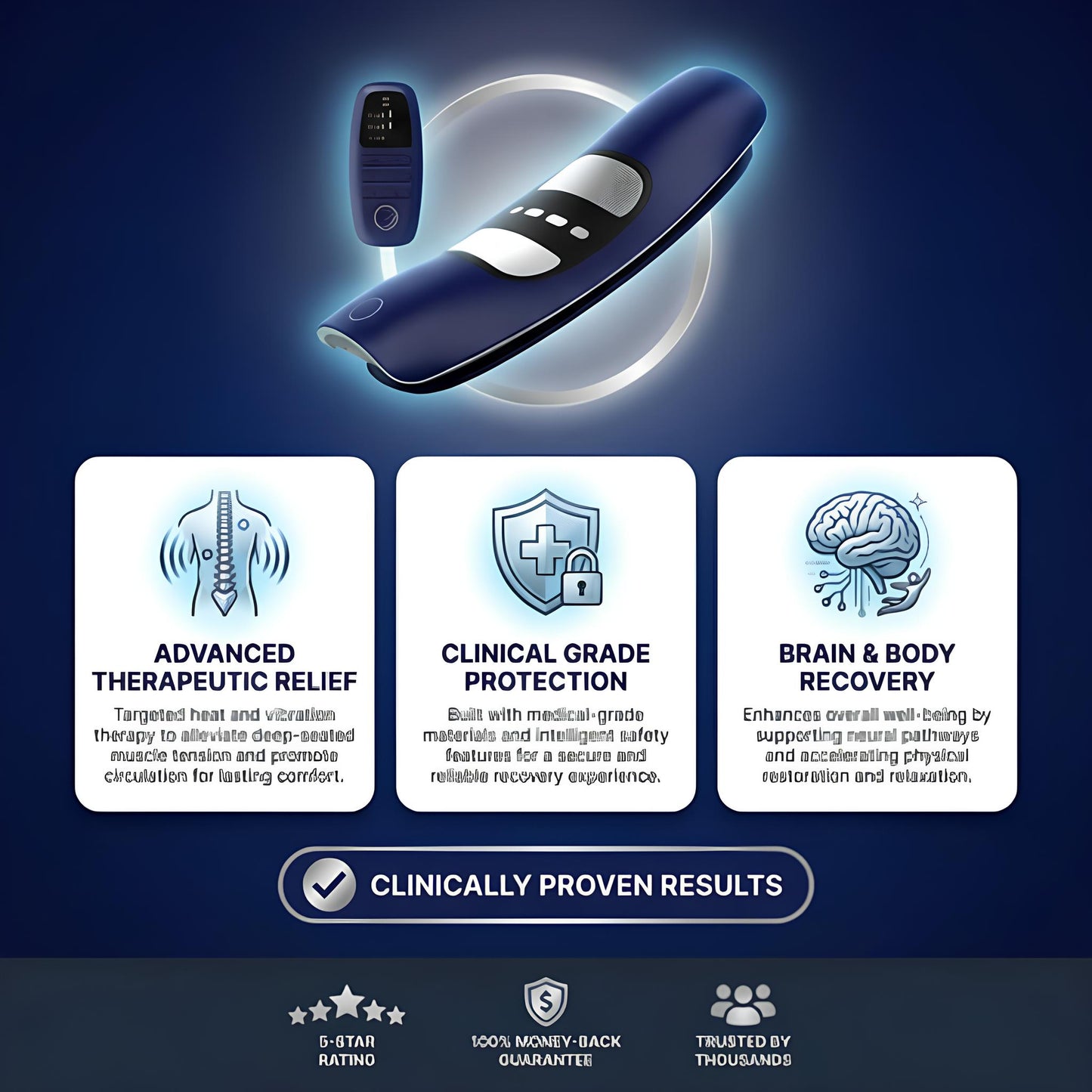 NeuroPulse Pro™ – Lumbar Pain Relief & Physiotherapy Device