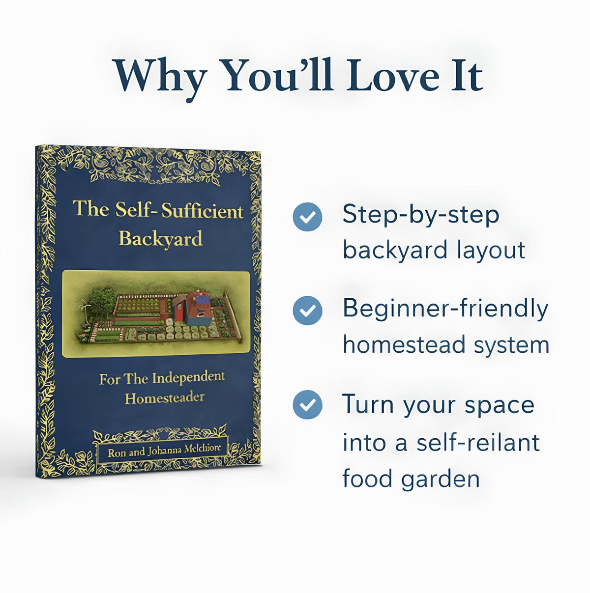 The Self-Sufficient Backyard by Ron and Johanna Melchiore